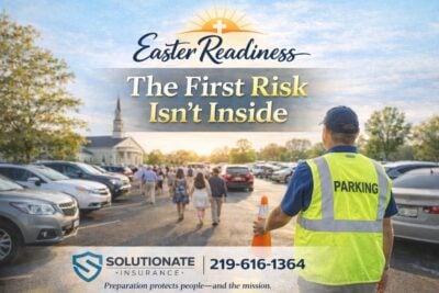risk does not start on the inside of the church solutionate insurance